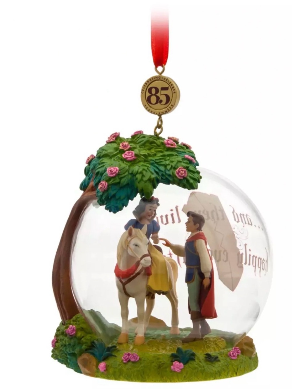 Disney Sketchbook 85th Snow White Seven Dwarfs Legacy Christmas Ornament